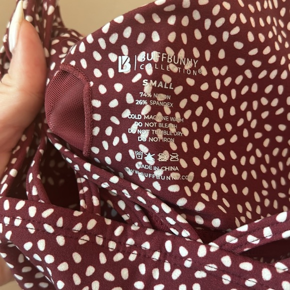 Buff Bunny Sports Bra in Bossy Print Red - Picture 6 of 6